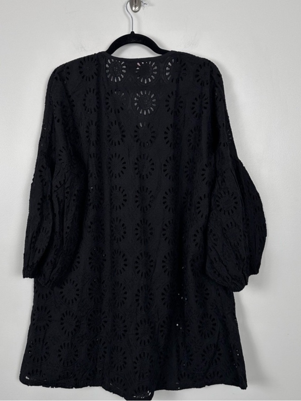 Tuckernuck Black Eyelet Cleo Mini Cover-Up Dress - Picture 7 of 10